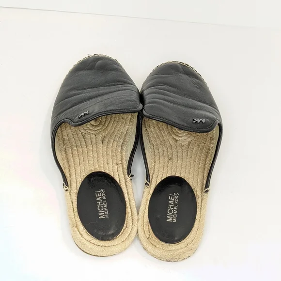 Michael kors leather espidrille sliders - Picture 13 of 16